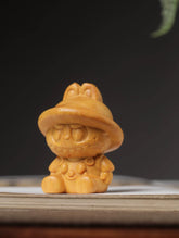 Labubu Handcrafted Wooden Figurine