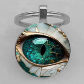 Mystic Dragon Eye Alloy Keychain 