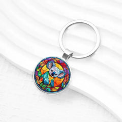  Koala Alloy Keychain – Colorful Animal Pendant Key Ring