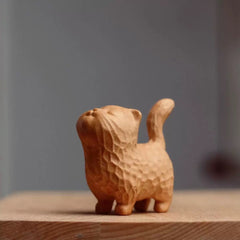 Cat Figurine – Minimalist Animal Sculpture