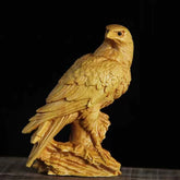 Hawk– Exquisite Cliff Cypress Carving