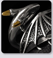Dragon Wing Alloy Ring – Gothic Punk Adjustable Ring for Men & Women