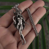 Dark Enchantress Demon Goddess Pendant Necklace