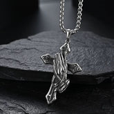 Alloy Praying Hands Cross Pendant Necklace – Faith & Prayer Jewelry