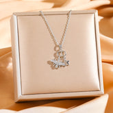 Alloy Bee & Star Charm Pendant Necklace – Gold & Silver