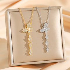 Elegant Butterfly Pendant Necklace