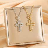 Luxury Cross Pendant Necklace