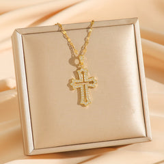 Luxury Cross Pendant Necklace
