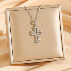 Luxury Cross Pendant Necklace