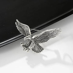 Vintage Alloy Eagle Brooch