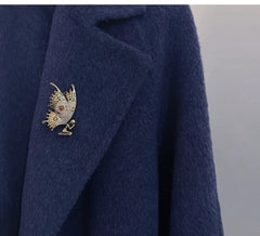 Enamel Fairy Butterfly Wings Brooch – Gold Alloy