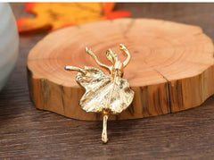 Elegant Enamel Ballerina Brooch – Red or Blue Crystal Ballet Dancer Pin