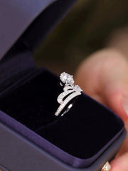 Royal Crown Zircon Ring for Women