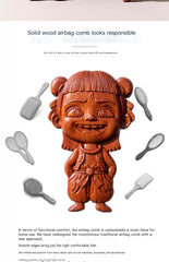 Sandalwood Air Cushion Comb – Artistic Hair Care Tool