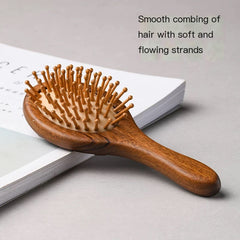 Wooden Hair Brush – Smooth Combing for Flowing Strands