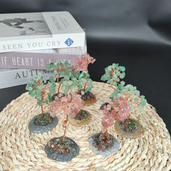 Gemstone Bonsai Trees – Decorative Crystal Tree Sculptures