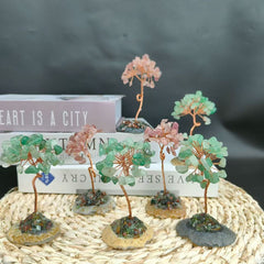 Gemstone Bonsai Trees – Decorative Crystal Tree Sculptures