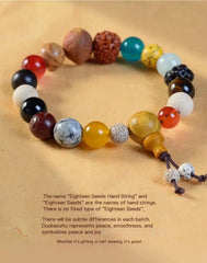 Duobao Bodhi Eighteen Seeds Bracelet – Exquisite Spiritual Jewelry