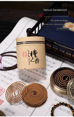 Sandalwood Incense Coils – Natural Aroma for Refreshing Mind and Relieving