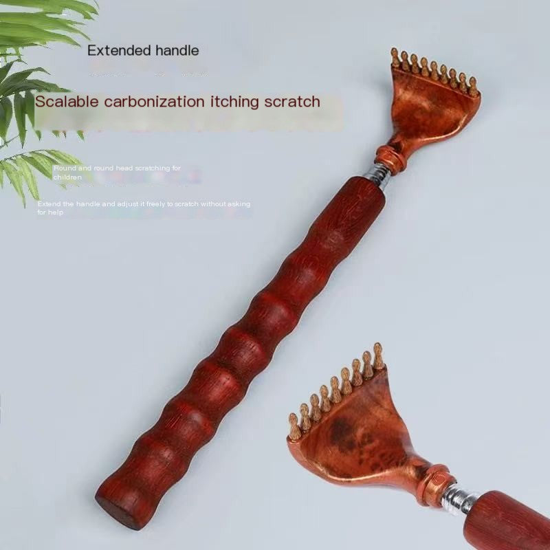 Adjustable Wooden Back Scratcher with Scalable Red Sandalwood&nbsp