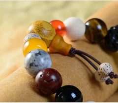 Multi-Colour Handmade Bead Bracelet with Unique Design