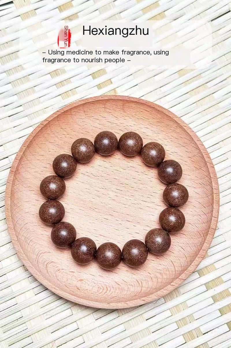 “Red Fire” Incense Bead Bracelet – Traditional Chinese Wellness Jewelry