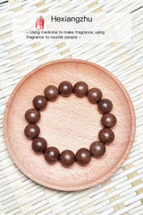“Red Fire” Incense Bead Bracelet – Traditional Chinese Wellness Jewelry