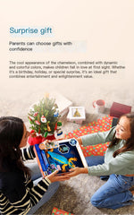 Wall-Climbing &amp; Floor-Crawling Transforming Lizard Toy | LED Breathing Light | Kids’ Gift