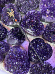 Fairy Crystal Broom Wand with Amethyst & Gemstone Accents | Spiritual Cleansing Decoration