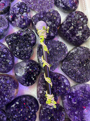 Rose Quartz Crystal Broom Wand with Heart Charm | Chakra Healing Fantasy Decor