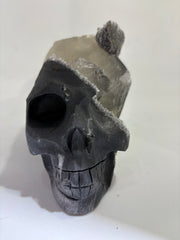 Calcite Skull Sculpture – Unique Crystal Decor & Healing Stone Ornament