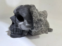 Calcite Skull Sculpture – Natural Crystal Home Decor & Healing Stone