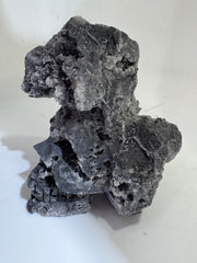 Natural Calcite Crystal Skull Sculpture – Unique Hand-Carved Mineral Decor