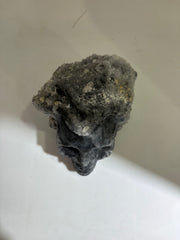 Natural Calcite Crystal Skull Sculpture Stone Art Decor