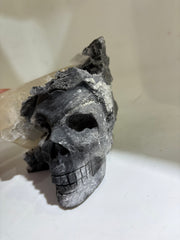 Natural Calcite Crystal Cluster Sculpture – Unique Hand-Carved Stone Decor