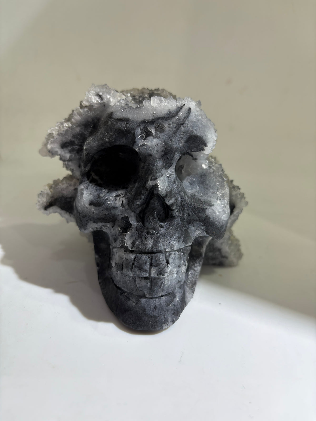 Calcite Skull with Natural Crystal Formation