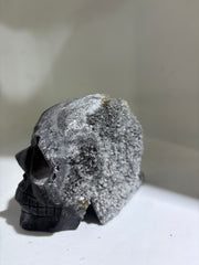 Calcite Skull with Natural Crystal Matrix