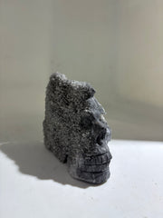 Asymmetrical Raw Calcite Skull Crystal Gothic Decor