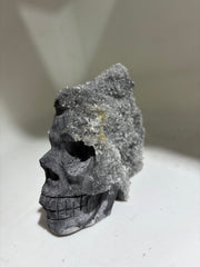 Asymmetrical Raw Calcite Skull Crystal Gothic Decor