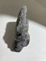 Asymmetrical Raw Calcite Skull Crystal Gothic Decor