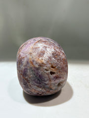 Amethyst Vein Geode Energy Gem Fluorite Skull – Hand-Carved Crystal Skull with Natural Druzy Accent