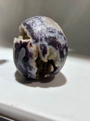 Phantom Veil Energy Gem Fluorite Skull – Hand-Carved Crystal Skull Sculpture