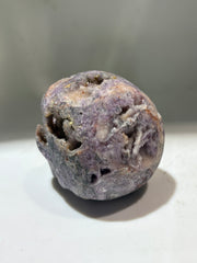 Celestial Geode Energy Gem Fluorite Skull – Raw Amethyst Crystal Skull Sculpture