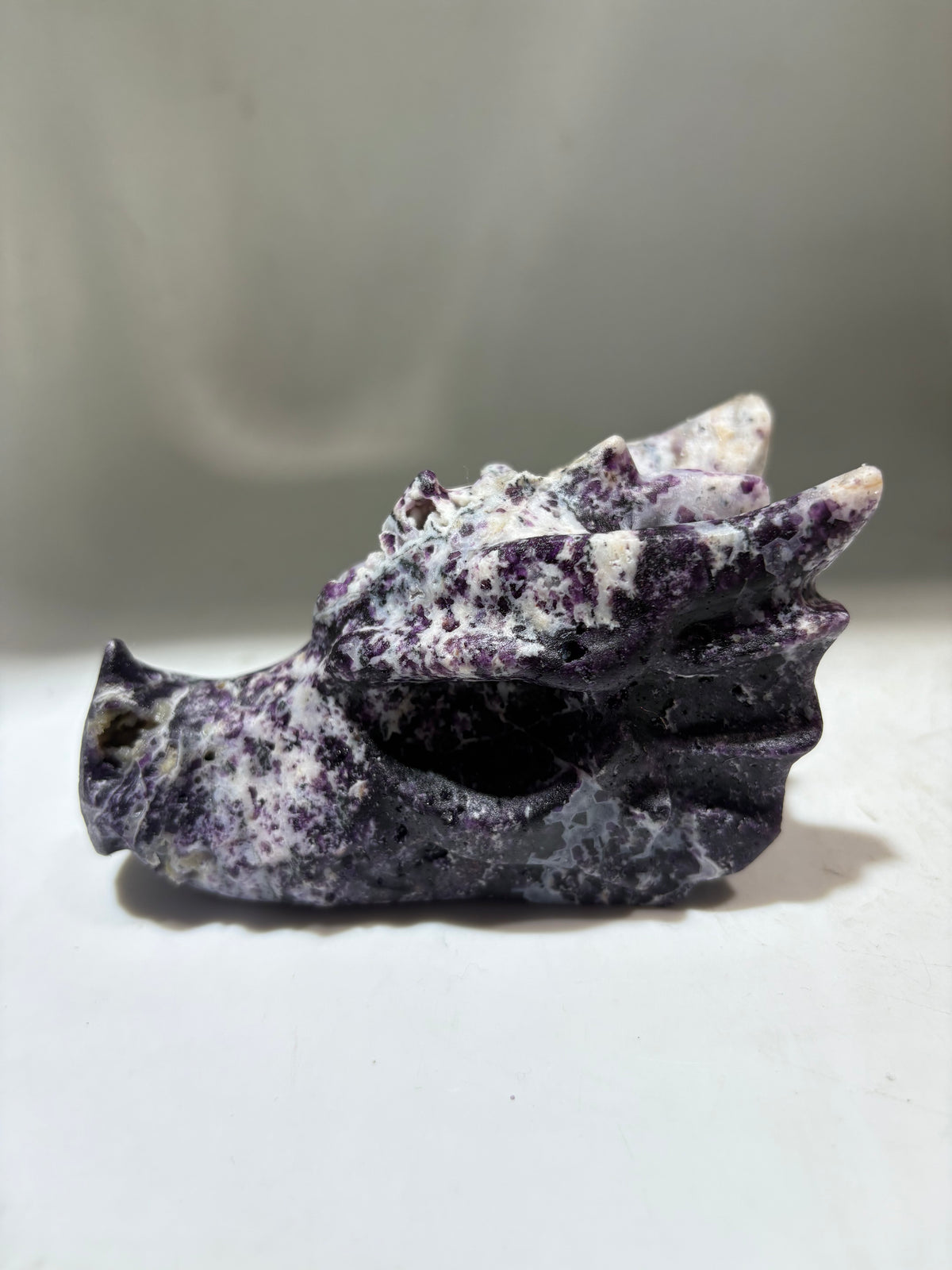 Natural Sphalerite Dragon Head – Uncarved Constellation Mineral, Unique Cosmic Crystal Art