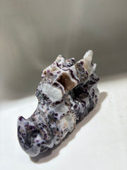 Natural Sphalerite Dragon Head – Uncarved Constellation Mineral, Unique Celestial Crystal Sculpture