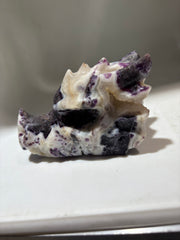 Natural Sphalerite Dragon Head – Constellation Pattern Crystal, Unique Celestial Mineral Art