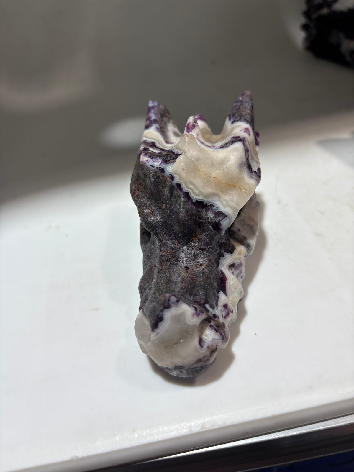 Natural Sphalerite Dragon Head – Constellation Pattern Crystal, Unique Celestial Mineral Art