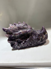 Natural Sphalerite Dragon Head – Constellation Mineral Sculpture, Unique Cosmic Crystal Art