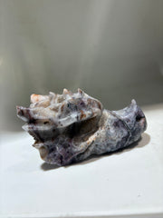 Celestial Sphalerite Dragon Head – Star Map Crystal Sculpture, Constellation-Inspired Fantasy Decor