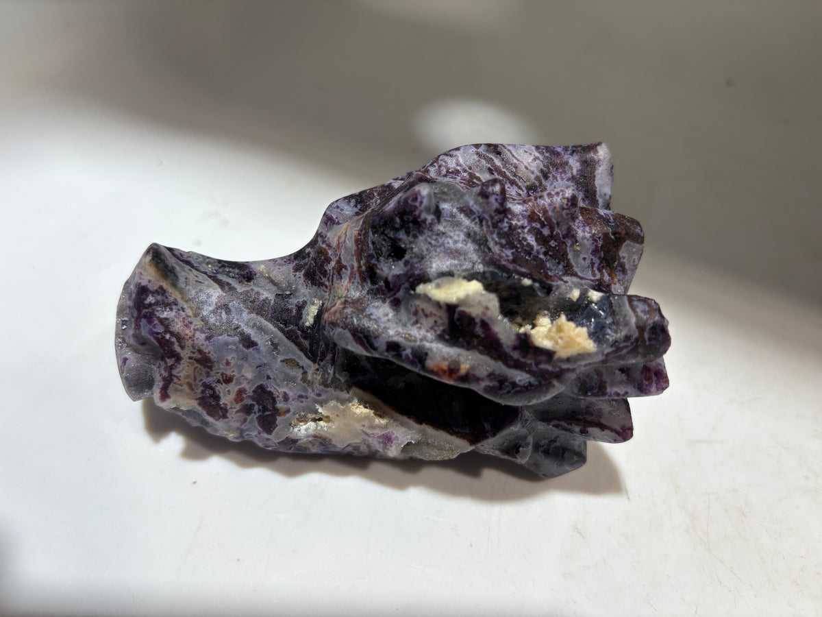Natural Sphalerite Dragon Head – Constellation Pattern Crystal, Unique Celestial Mineral Sculpture